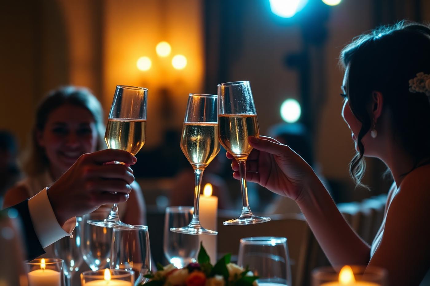 Champagne toast